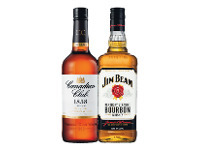 Woolworths Canadian Club Whisky or Jim Beam White Label Bourbon 1 Litre offer