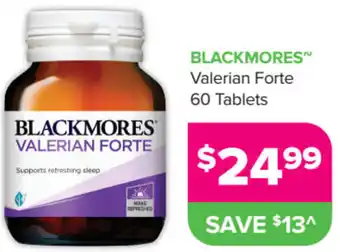 Malouf Pharmacies Blackmores Valerian Forte offer