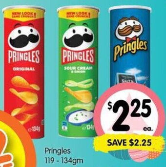 Spar Pringles 119-134gm offer