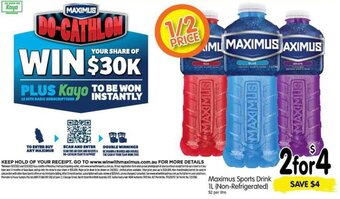 Spar Maximus Sports Drink 1L offer
