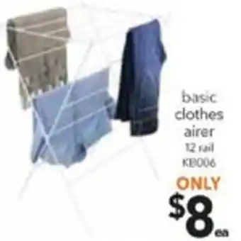 Basic Clothes Airer KB006