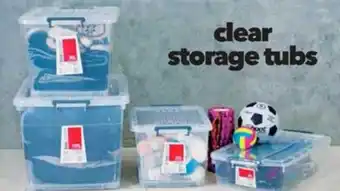 Cheap as Chips Clear Storage Tubs FA6142 offer