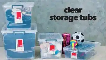 Cheap as Chips Clear Storage Tubs FA6155 offer