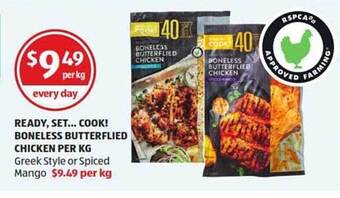 ALDI Ready Set...cook! Boneless Butterflied Chicken offer