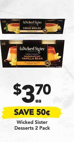 Drakes Wicked Sister Desserts 2 Pack offer