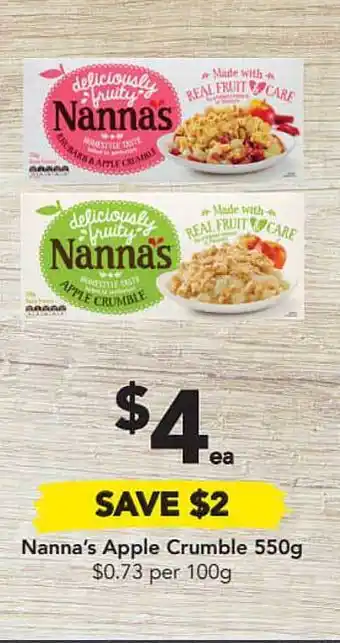 Nanna's Apple Crumble 500g