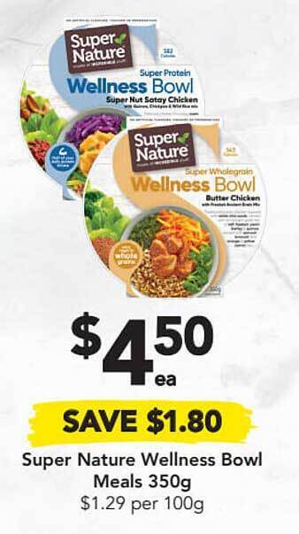 Drakes Super Nature Wellness Bowl Meals 350g offer