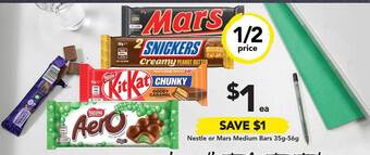 Drakes Nestle Or Mars Medium Bars 35g-56g offer