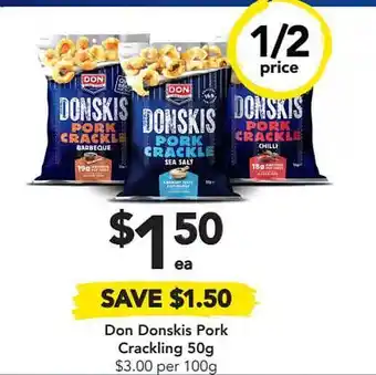 Don Donskis Pork Crackling 50g