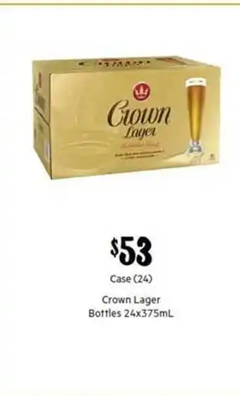 First Choice Liquor Crown Lager offer