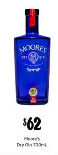 First Choice Liquor Moore's Dry Gin offer