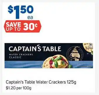 Foodland Water Crackers offer