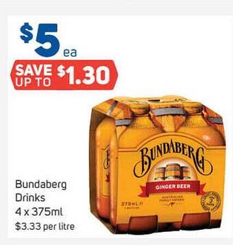 Foodland Bundaberg Drinks offer
