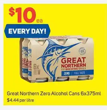 Foodland Great Northern Zero Alcohol Cans offer