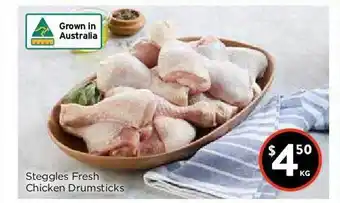 Foodworks Steggles Fresh Chicken Drumsticks offer