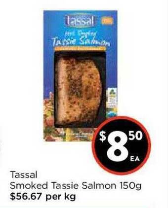 Foodworks Tassal Smoked Tassie Salmon 150g offer