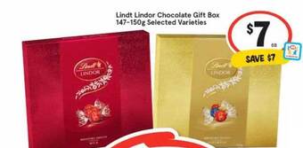IGA Lindt Lindor Chocolate Gift Box offer