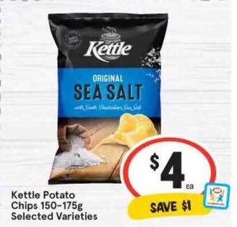 IGA Kettle Potato Chips offer