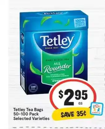 IGA Tetley Tea Bags offer