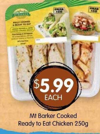 Spudshed Mt Barker Cooked Ready To Eat Chicken offer
