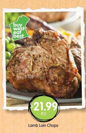 Spudshed Lamb Loin Chops offer