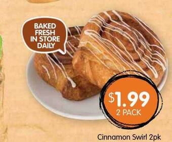 Spudshed Cinnamon Swirl 2pk offer