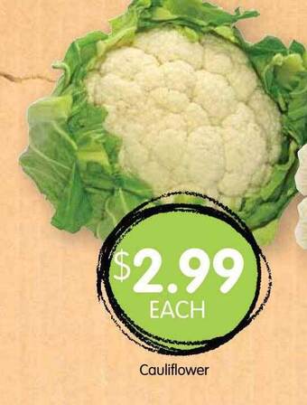 Spudshed Cauliflower offer