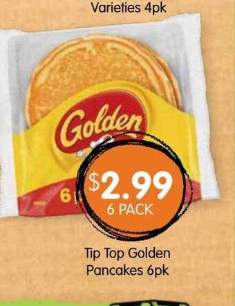 Spudshed Tip Top Golden Pancakes offer