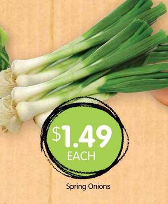 Spudshed Spring Onions offer