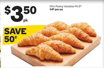 Woolworths Mini Pastry Varieties Pk 8 offer