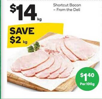 Woolworths Shortcut Bacon offer
