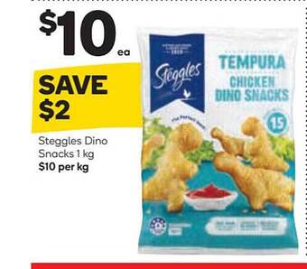 Woolworths Steggles Dino Snacks 1 Kg offer