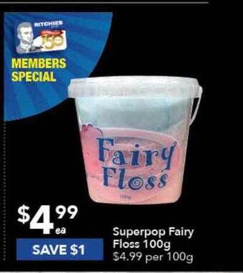 Ritchies Superpop Fairy Floss offer