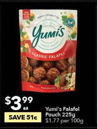 Ritchies Yumi's Falafel Pouch offer