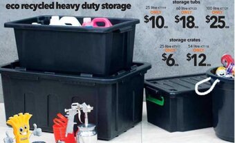 Eco Recycled Heavy Duty Storage 25 Litre KT119