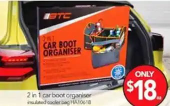Cheap as Chips 2in1 Car Boot Organiser HA10618 offer