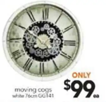 Cheap as Chips Moving Cogs White 76cm GG141 offer