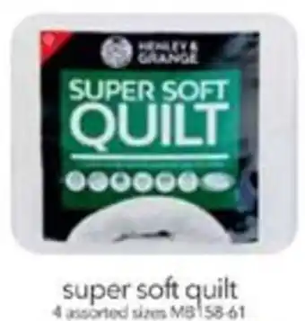 Cheap as Chips Super Soft Quilt Single MB158-61 offer