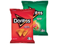 Foodworks Doritos Corn Chips 150/170g offer