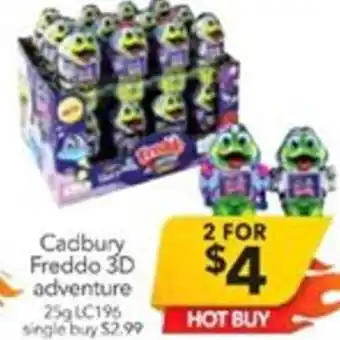 Cheap as Chips Cadbury Freddo 3D Adventure LC196 offer
