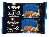 Foodworks La Famiglia Kitchen Just for 2 Garlic Pane Di Casa 190g offer