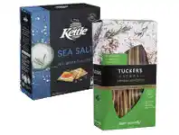 Coles Tucker’s Gourmet Artisan Crackers 100g or Kettle Flat Bread Crackers 150g offer