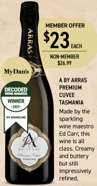 Dan Murphy's A By Arras Premium Cuvee Tasmania offer