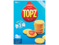 ALDI Damora Satisfied Snacking Topz Crackers 300g offer