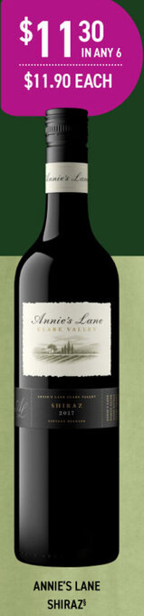 Dan Murphy's Annie's Lane Shiraz offer
