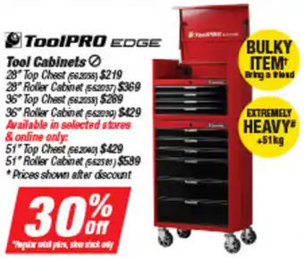 SuperCheap Auto Toolpro Edge  Tool Cabinet -562065 offer