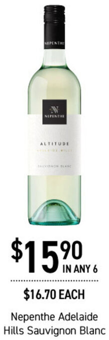 Dan Murphy's Nepenthe Adelaide Hills Sauvignon Blanc offer