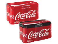 Coles Coca-Cola, Fanta or Sprite Mini Soft Drink 8x200ml offer