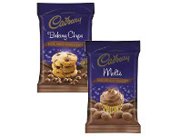 Coles Cadbury Baking Chips or Melts 200g-225g offer