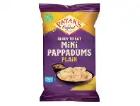 Coles Patak’s Ready to Eat Mini Plain Pappadums 75g offer